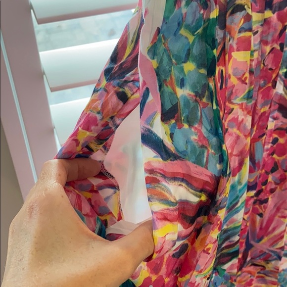 J.Crew pineapple dress with pockets! - Picture 4 of 6